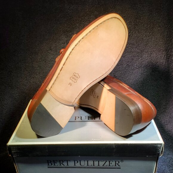 VINTAGE BERT PULITZER GREGORY KILTIE TASSEL SLIP ON LOAFERS...NEW IN BOX...9 1/2 main image 6